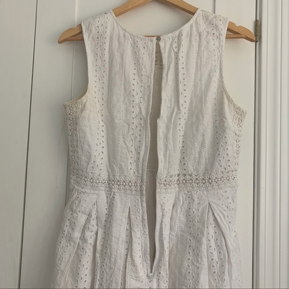 RW&CO White Broderie Anglaise/ Eyelet Lace Dress - Picture 9 of 12